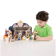 Wooden Christmas Nativity Set I1