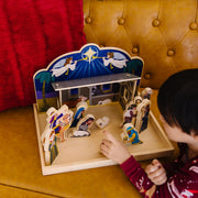 Wooden Christmas Nativity Set I1