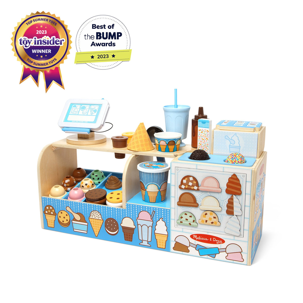 Wooden Cool Scoops Ice Creamery K0