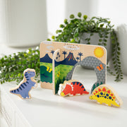Wooden Dinosaurs Play Set I7