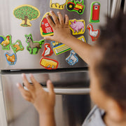 Wooden Farm Magnets O0