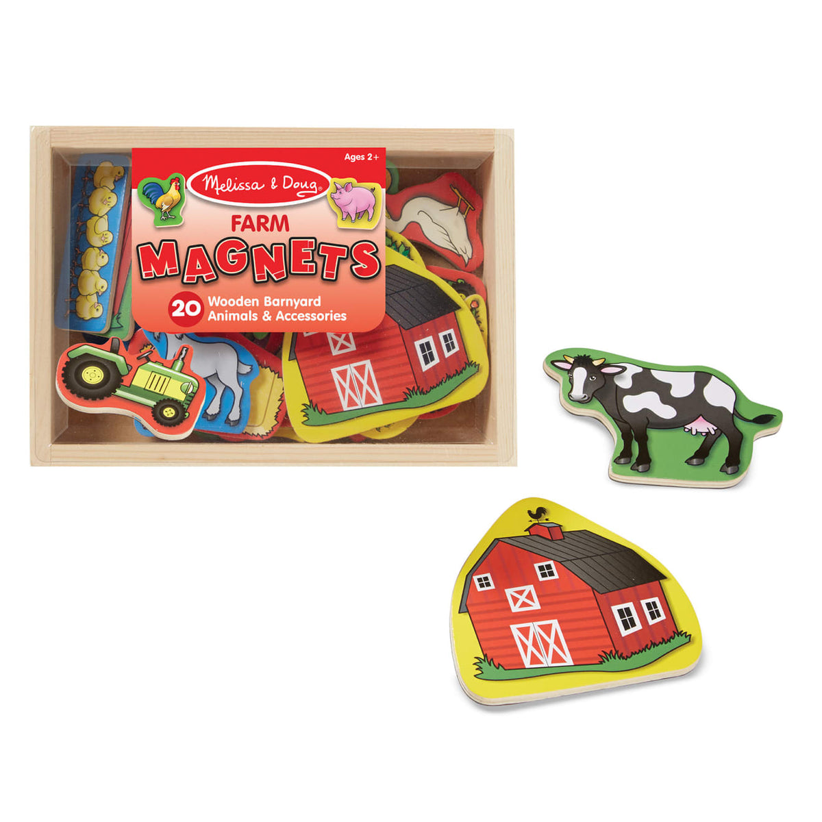 Wooden Farm Magnets T5