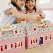Wooden Fold & Go Dollhouse Q2