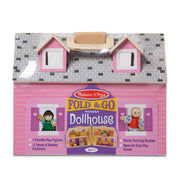 Wooden Fold & Go Dollhouse Y9