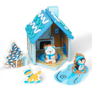 Wooden Gingerbread House Play Set – Winter Frost Y9