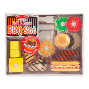 Wooden Grill & Serve BBQ Set J0