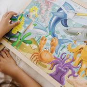 Wooden Jigsaw Puzzle - Under the Sea - 24 Pieces H8