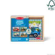Wooden Jigsaw Puzzles in a Box - Construction F5