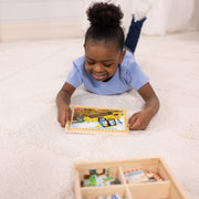 Wooden Jigsaw Puzzles in a Box - Construction F5