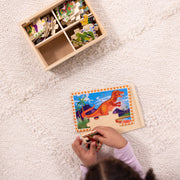 Wooden Jigsaw Puzzles in a Box - Dinosaurs B7