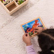 Wooden Jigsaw Puzzles in a Box - Dinosaurs B7