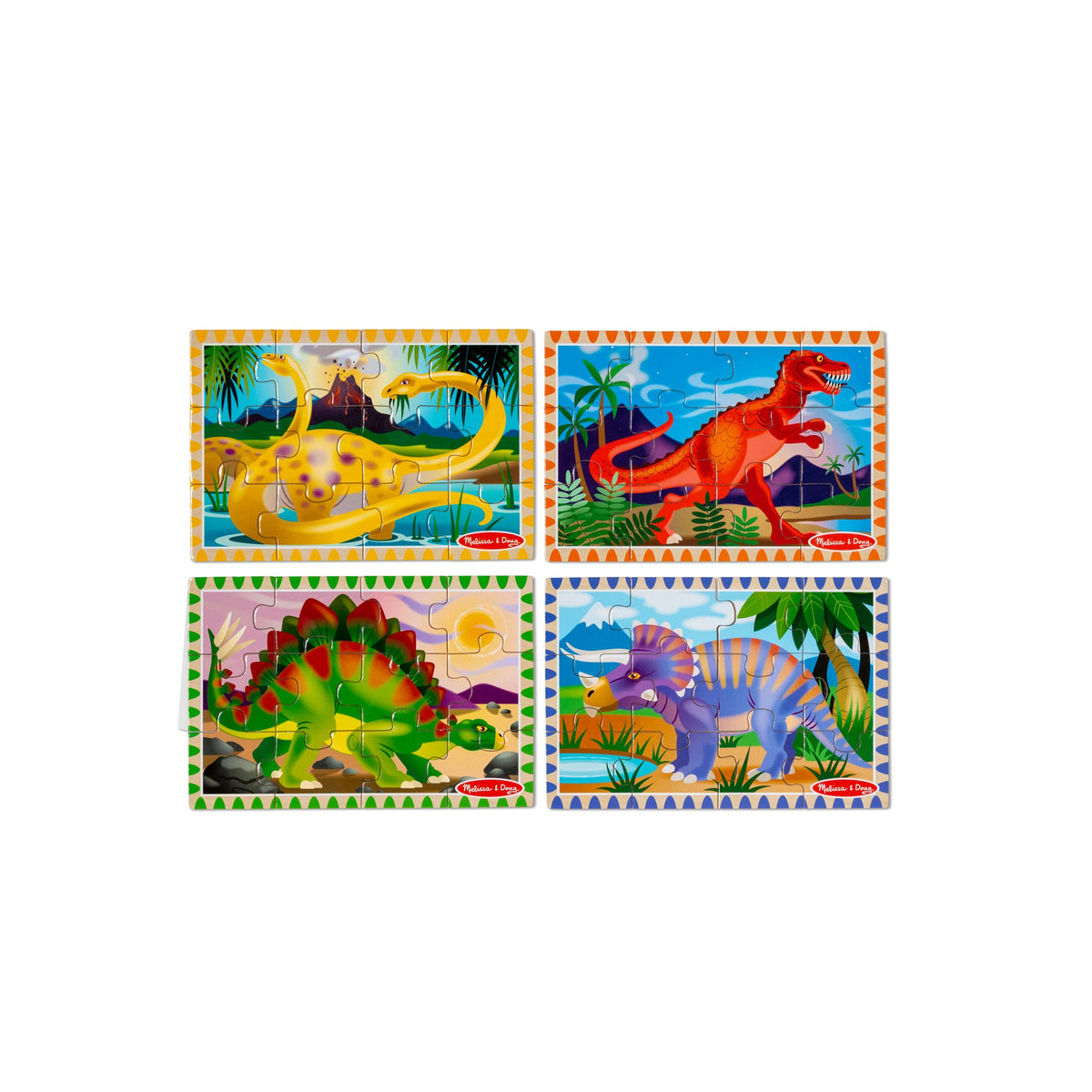 Wooden Jigsaw Puzzles in a Box - Dinosaurs T4