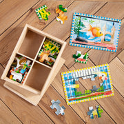 Wooden Jigsaw Puzzles in a Box - Pets D8