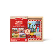 Wooden Jigsaw Puzzles in a Box - Vehicles H0