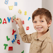 Wooden Letter Alphabet Magnets V7