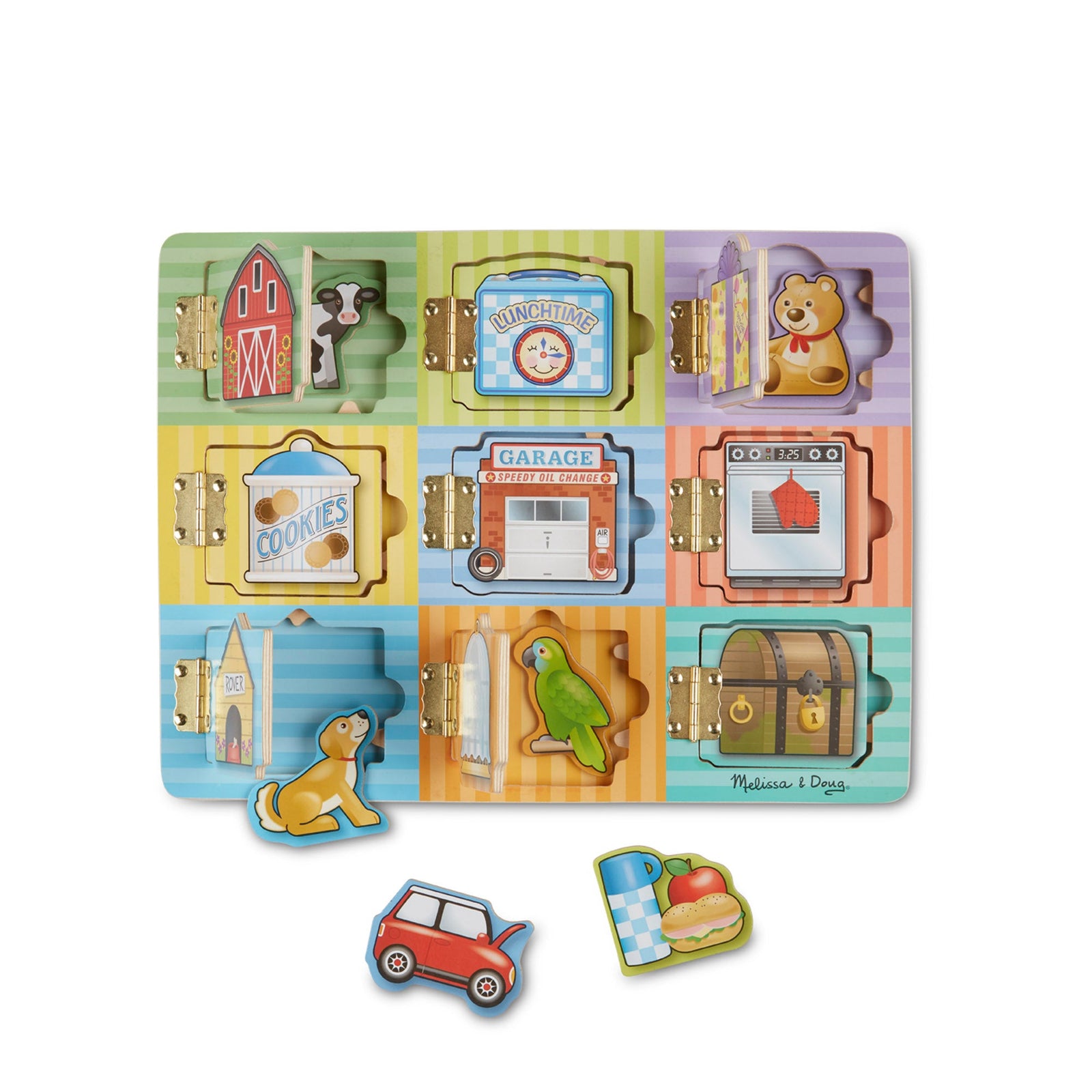 Wooden Magnetic Hide & Seek Board P1
