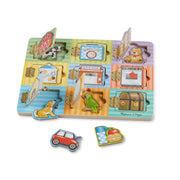 Wooden Magnetic Hide & Seek Board P1