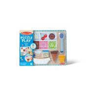 Wooden Magnetic Ice Cream Puzzle & Play Set - 16 Pieces L8