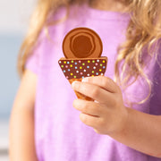 Wooden Magnetic Ice Cream Puzzle & Play Set - 16 Pieces L8