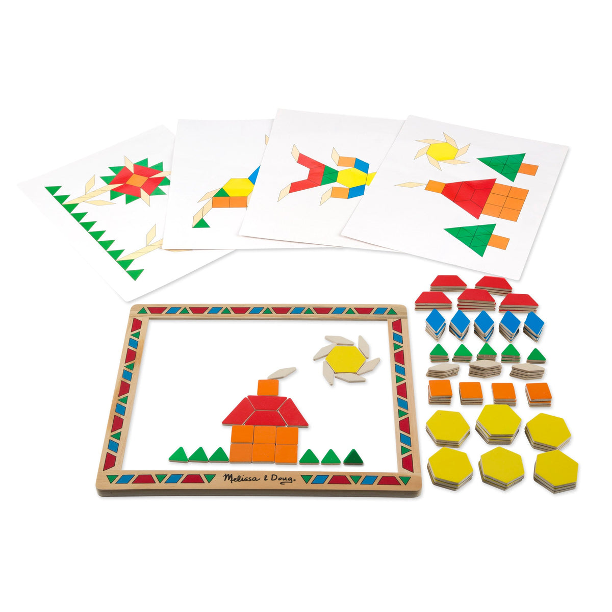 Wooden Magnetic Pattern Block Kit P8