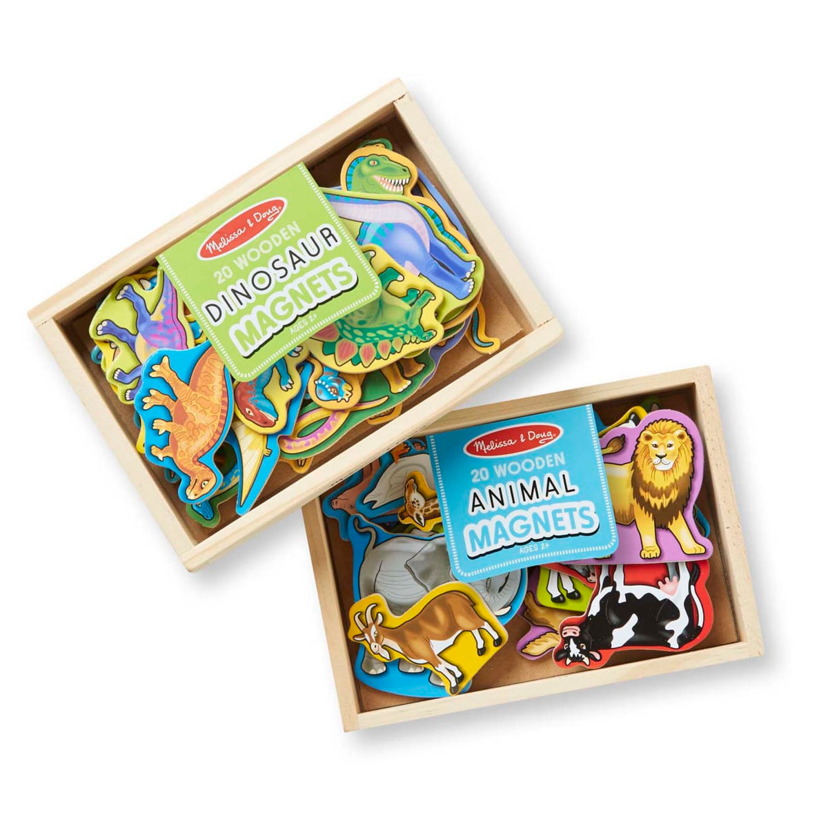 Wooden Magnets Bundle - Animals and Dinosaurs F1