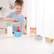 Wooden Make-a-Cake Mixer Set L4