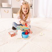 Wooden Make-a-Cake Mixer Set L4
