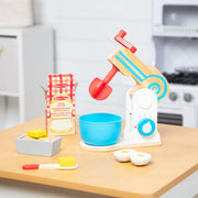 Wooden Make-a-Cake Mixer Set L4