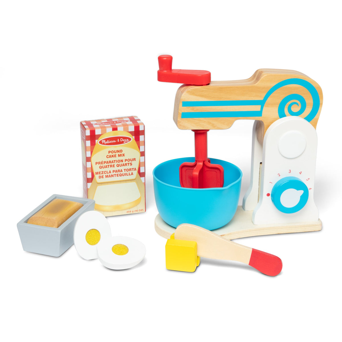 Wooden Make-a-Cake Mixer Set S7