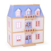 Wooden Multi-Level Dollhouse Y4