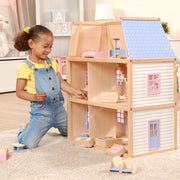 Wooden Multi-Level Dollhouse Y4