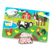 Wooden Peg Puzzle 4-Pack – Vehicles, Farm, Safari, Pets F1