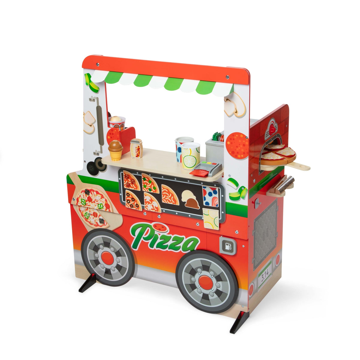 Wooden Pizza Food Truck Activity Center I7