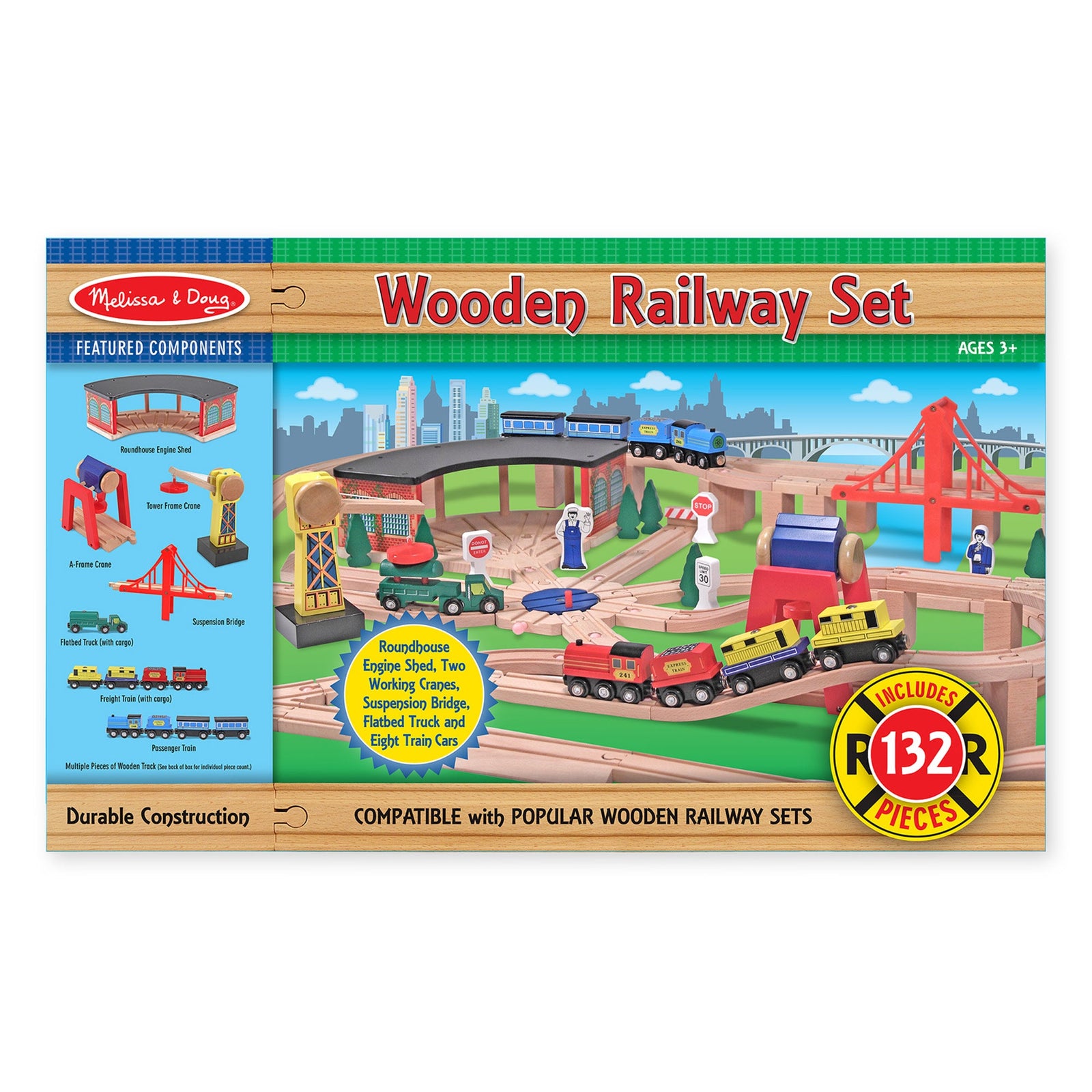 Wooden Railway Set A7