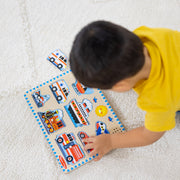 Wooden Sound Puzzle 2-Pack – Farm Animals, Vehicles G3