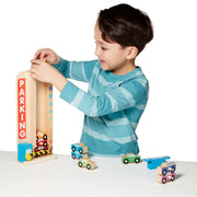 Wooden Stack & Count Parking Garage V8