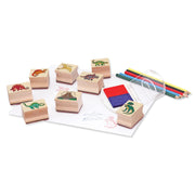 Wooden Stamp Set - Dinosaurs Y3