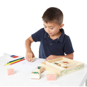 Wooden Stamp Set - Dinosaurs Y3