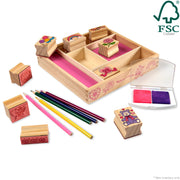 Wooden Stamp Set - Friendship K8