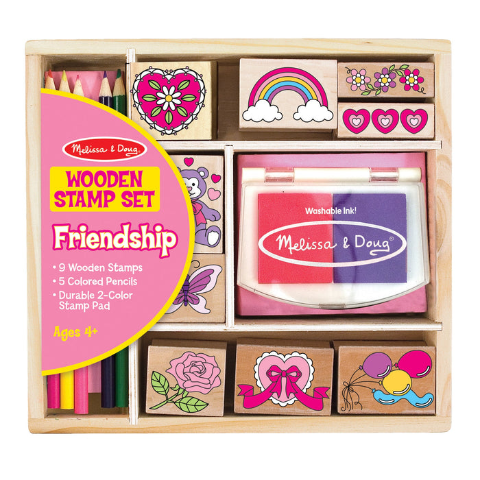 Wooden Stamp Set - Friendship T2