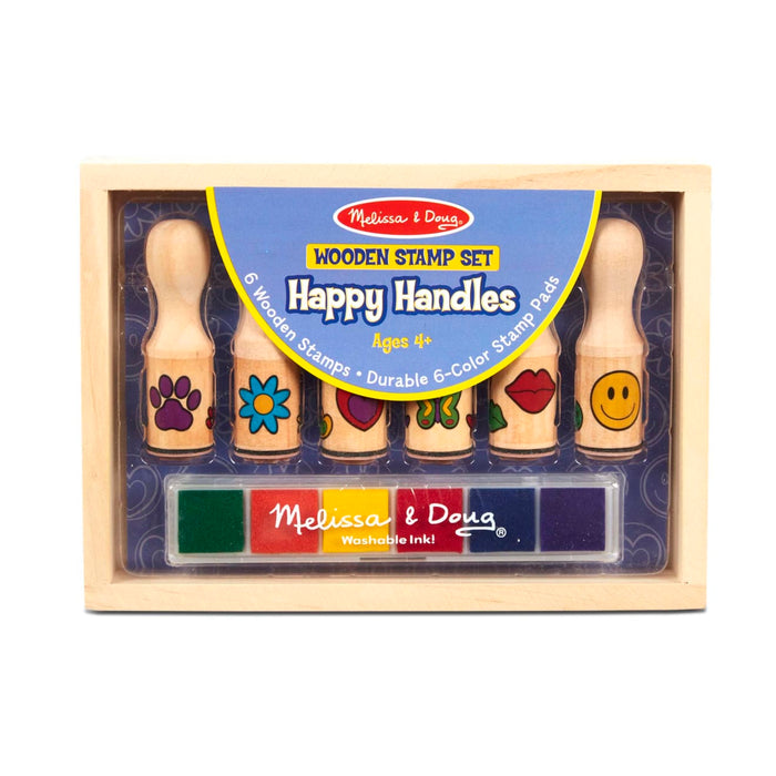 Wooden Stamp Set - Happy Handles R1