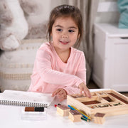 Wooden Stamp Set - Horses T8