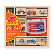 Wooden Stamp Set - Vehicles M7