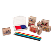 Wooden Stamp Set - Vehicles M7