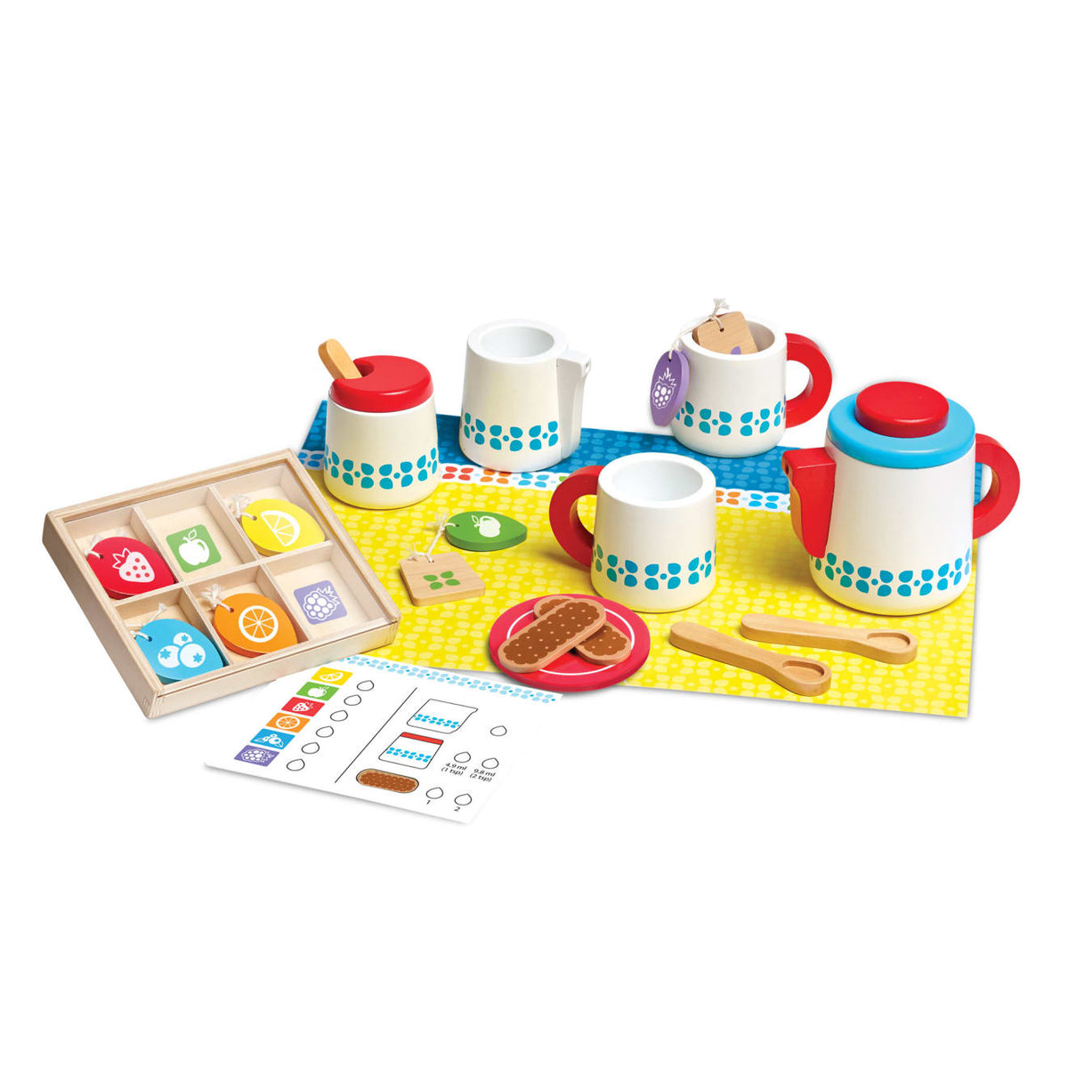 Wooden Steep & Serve Tea Set K6
