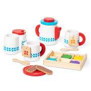 Wooden Steep & Serve Tea Set V6