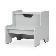 Wooden Step Stool – Gray B6