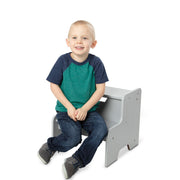 Wooden Step Stool – Gray G8