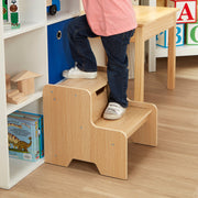 Wooden Step Stool - Natural V0