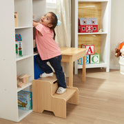 Wooden Step Stool - Natural V0